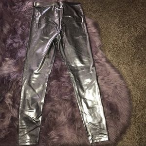 Silver platinum leggings (SOLD)